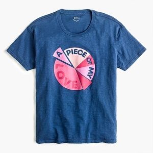 J. Crew "Piece of my love" T-shirt XXL